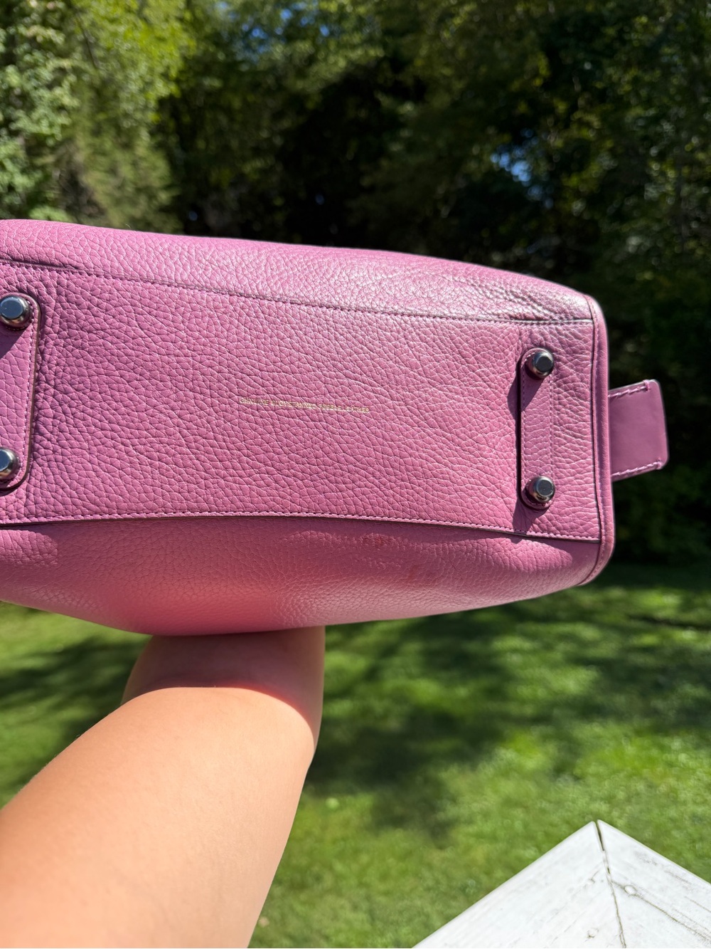 Coach 1941 Rogue 31 Primrose Pink Glovetanned Pebble Leather Bag 38124 - Picture 5 of 13